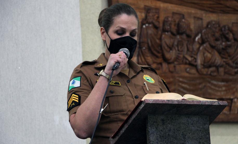 Comunidade católica do Fanny, em Curitiba, recebe Polícia Militar para celebrar os 167 anos de história da Corporação