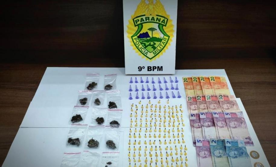 Em duas abordagens, três pessoas envolvidas com tráfico de drogas no Litoral são encaminhadas pela PM