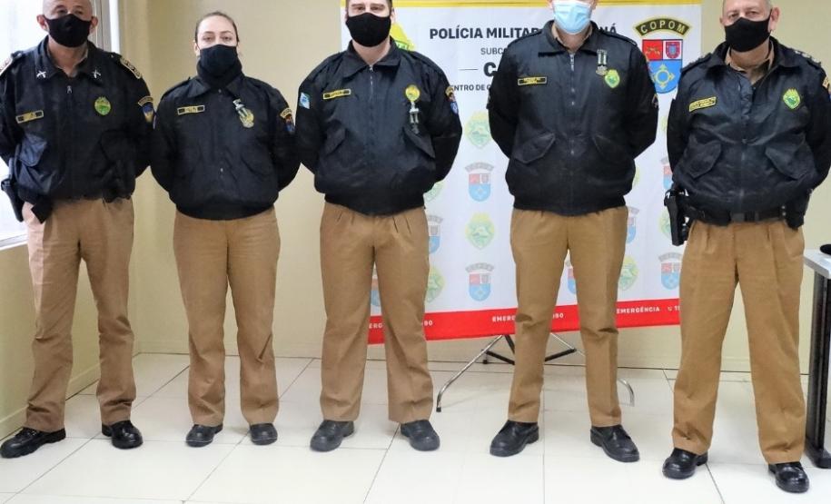 Integrantes do COPOM recebem medalha em gratidão aos serviços prestados