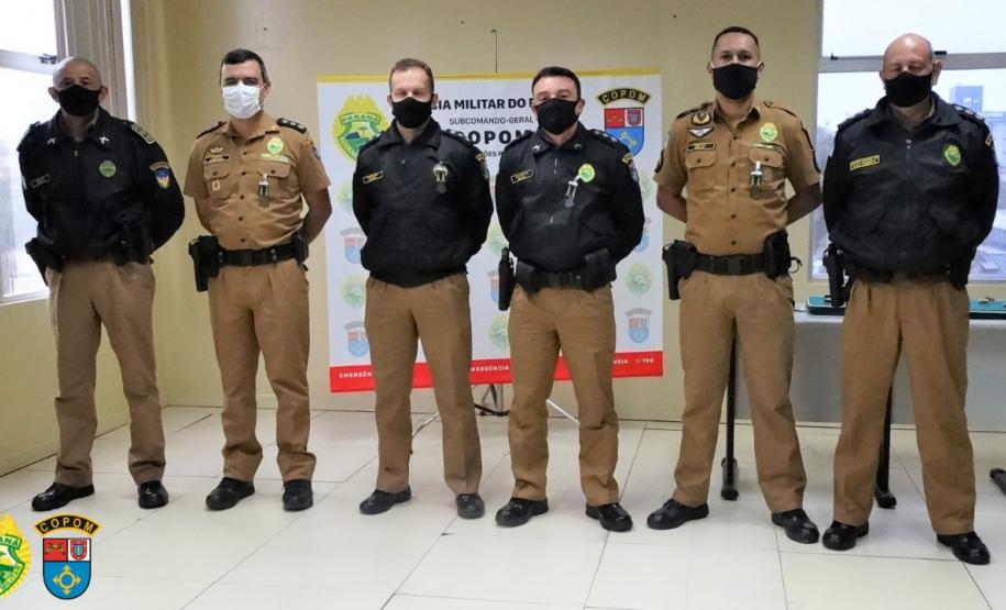 Integrantes do COPOM recebem medalha em gratidão aos serviços prestados