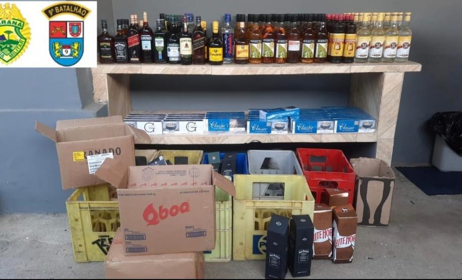 PM desconfia de carro estragado e localiza 126 garrafas de bebidas adulteradas em Morretes (PR)