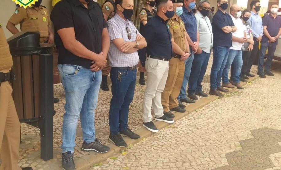 Viaturas semi blindadas são entregues para reforçar atuação da PM na região de Mandaguaçu (PR)