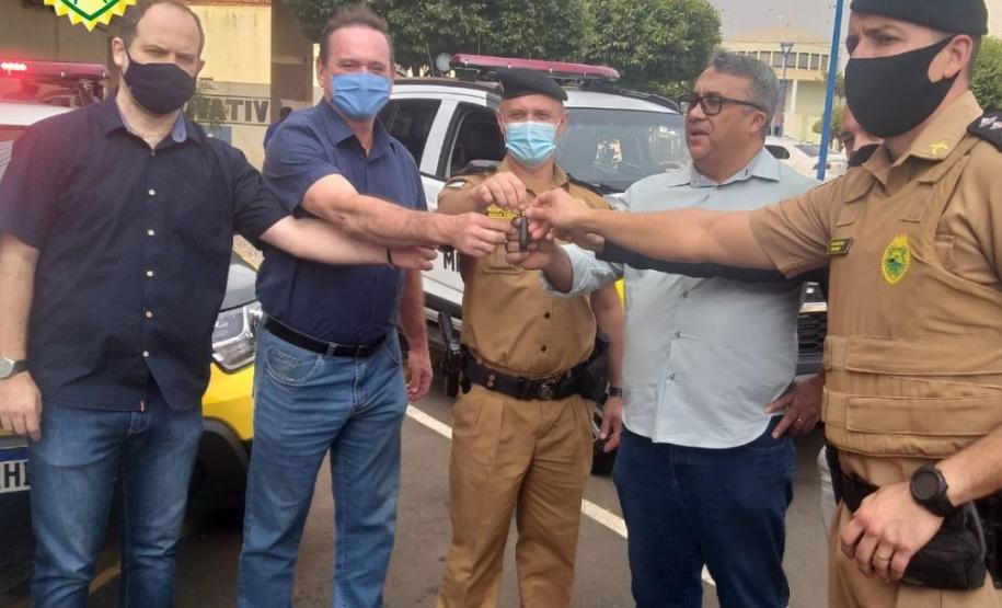 Viaturas semi blindadas são entregues para reforçar atuação da PM na região de Mandaguaçu (PR)