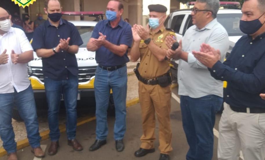 Viaturas semi blindadas são entregues para reforçar atuação da PM na região de Mandaguaçu (PR)