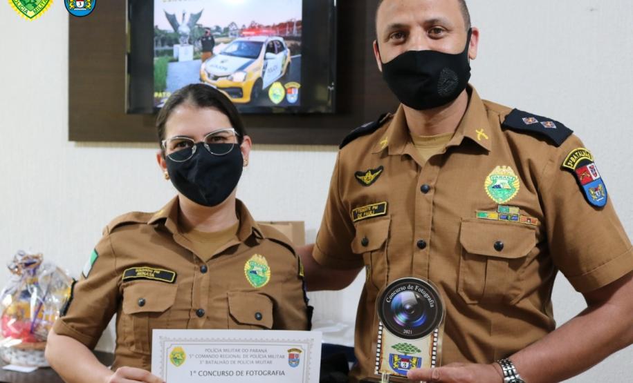 Concurso de fotografia do 3º Batalhão premia policiais vencedores em Pato Branco (PR)