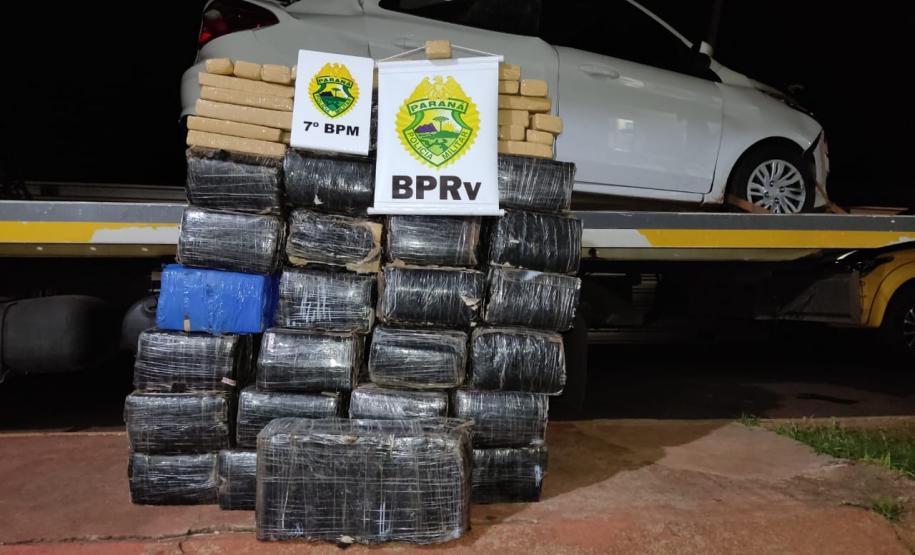 BPRv apreende quase 900 quilos de maconha em ocorrências distintas no Interior do estado