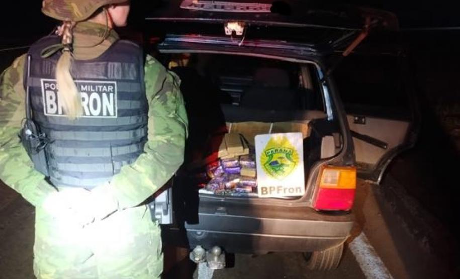 No âmbito da Operação Hórus, PM apreende mais de 100 quilos de maconha e encaminha suspeito, em São Miguel do Iguaçu (PR)