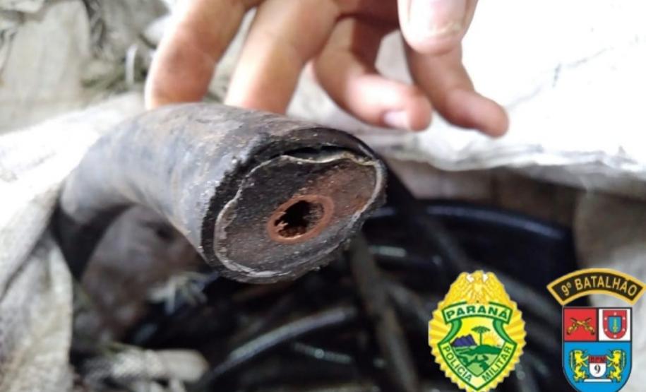 PM deflagra Operação Energia em conjunto com empresas telefônicas e apreende cabos e torre de telefonia