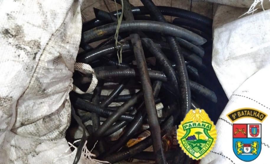 PM deflagra Operação Energia em conjunto com empresas telefônicas e apreende cabos e torre de telefonia