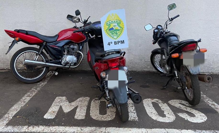 Em situações distintas, PM recupera veículos roubados e apreende arma de fogo no Noroeste do estado