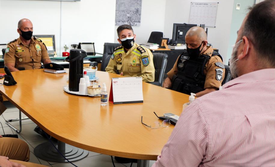 Comandante-Geral visita secretários estaduais da Comunicação e Cultura e Fazenda para estreitar parcerias com a Corporação