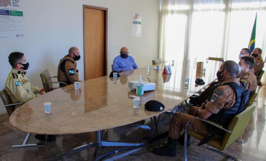 Comandante-Geral visita secretários estaduais da Comunicação e Cultura e Fazenda para estreitar parcerias com a Corporação