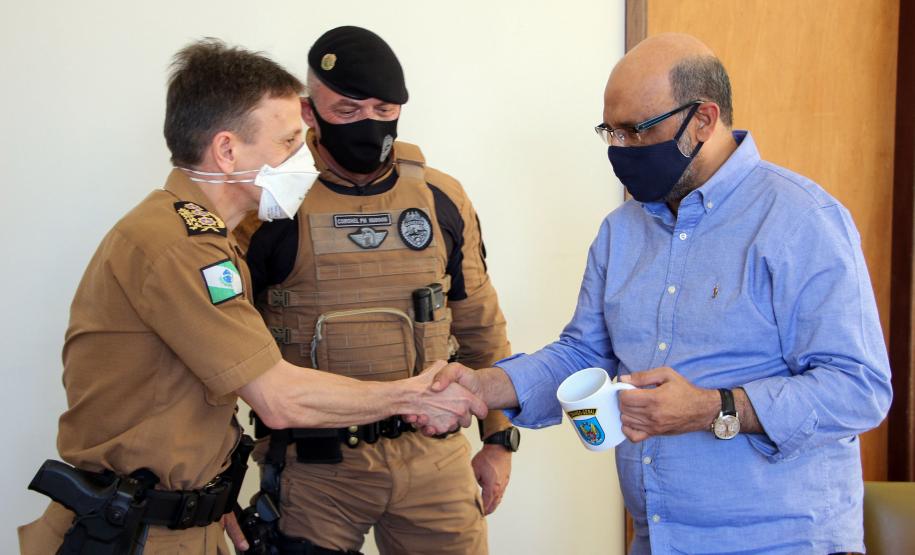 Comandante-Geral visita secretários estaduais da Comunicação e Cultura e Fazenda para estreitar parcerias com a Corporação