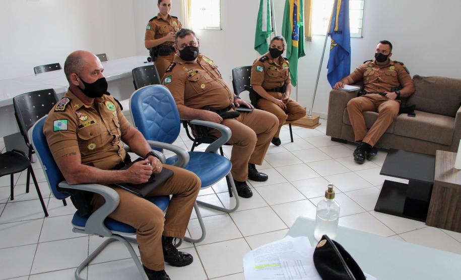 Comandante-Geral da PM visita unidade em Irati (PR)
