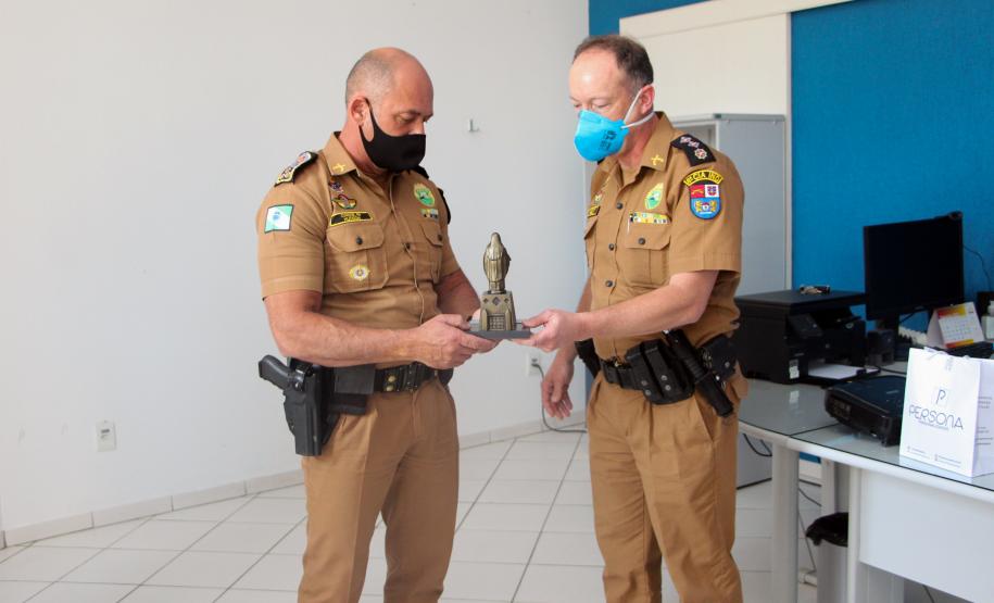 Comandante-Geral da PM visita unidade em Irati (PR)