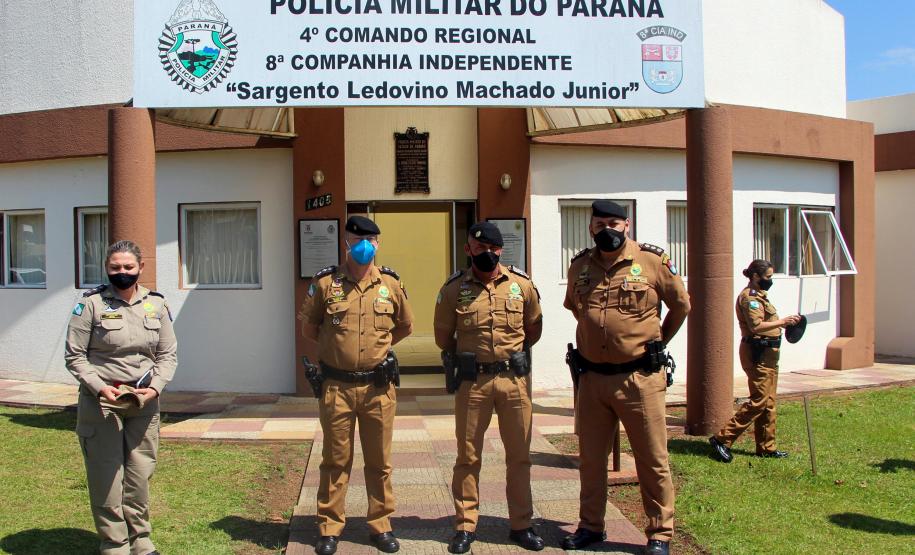 Comandante-Geral da PM visita unidade em Irati (PR)
