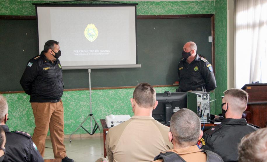 Em União da Vitória, Comandante-Geral conversa com praças e oficiais e recebe prefeitos no 27° Batalhão