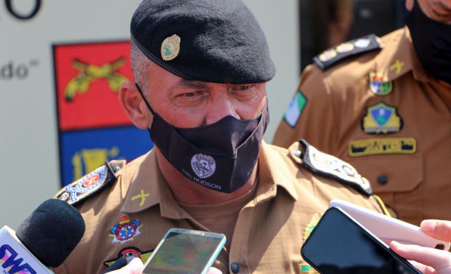 Em União da Vitória, Comandante-Geral conversa com praças e oficiais e recebe prefeitos no 27° Batalhão