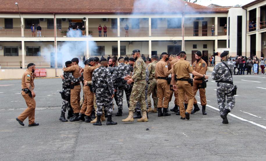 PM forma 34 policiais militares no XV Curso de Controle de Distúrbios Civis