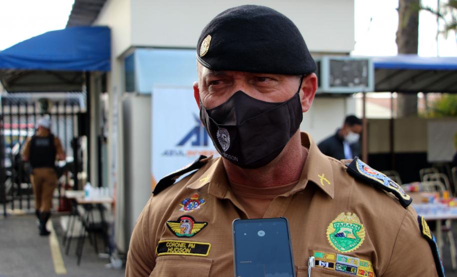 BPTran parabeniza militares estaduais e resgata histórico da unidade com painel de fotografias