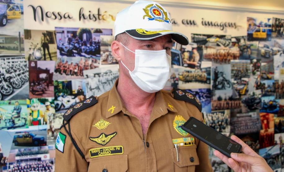 BPTran parabeniza militares estaduais e resgata histórico da unidade com painel de fotografias