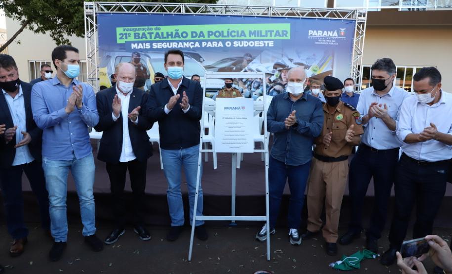 Nova sede do 21º Batalhão da PM é inaugurada em Francisco Beltrão