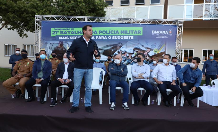 Nova sede do 21º Batalhão da PM é inaugurada em Francisco Beltrão