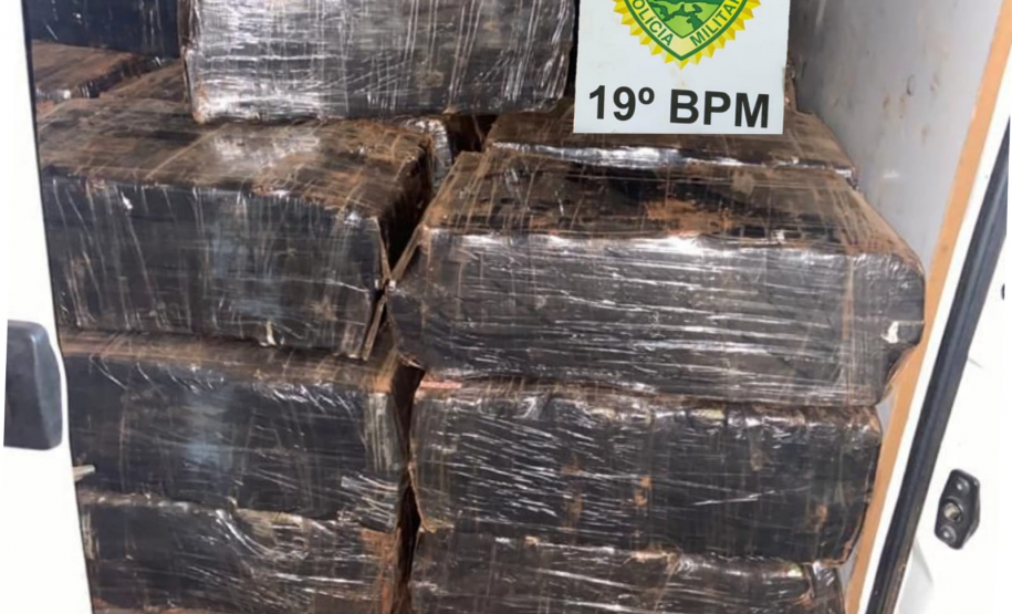 Quase três toneladas de maconha são apreendidas pela PM no Oeste do estado