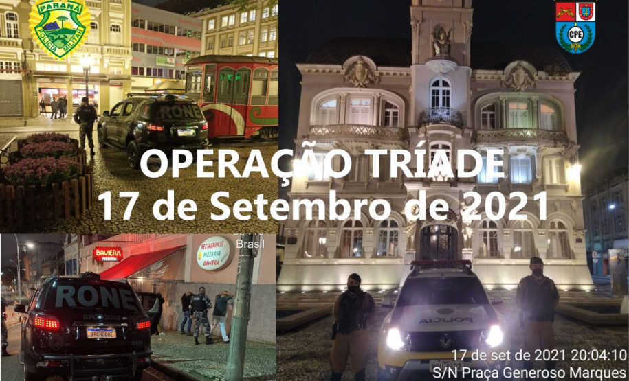 Operação Tríade reforça presença da Polícia Militar na Capital e RMC e 17 pessoas são presas