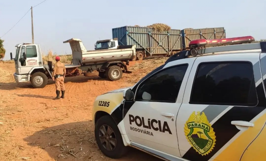 BPRv apreende celulares contrabandeados, drogas e recupera um caminhão no Noroeste do estado