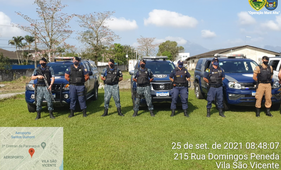 Operação Maré Alta une forças de segurança e reforça o policiamento no Litoral do estado