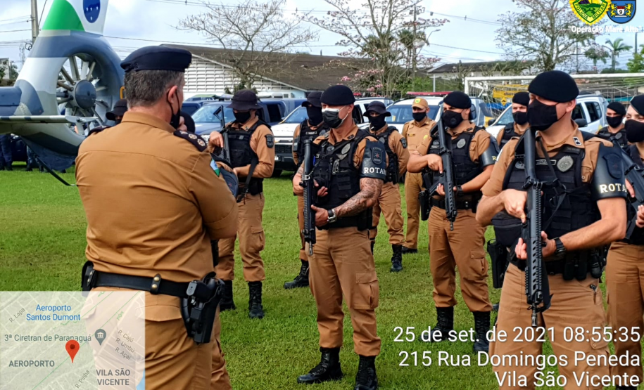 Operação Maré Alta une forças de segurança e reforça o policiamento no Litoral do estado