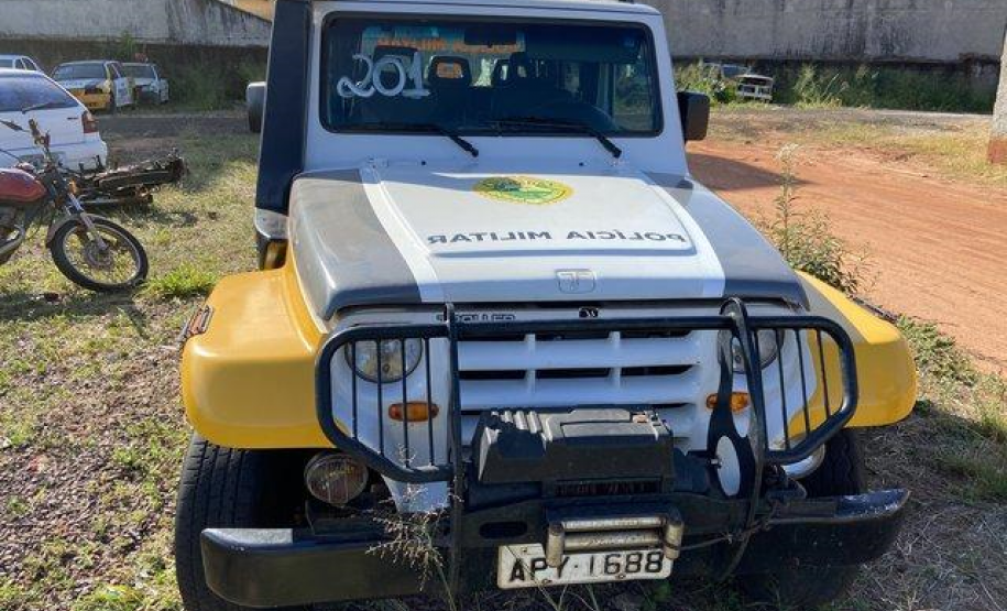 PM leiloa 258 veículos no Noroeste e Oeste do Estado