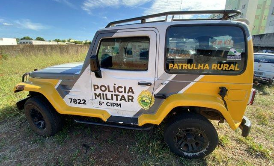 PM leiloa 258 veículos no Noroeste e Oeste do Estado