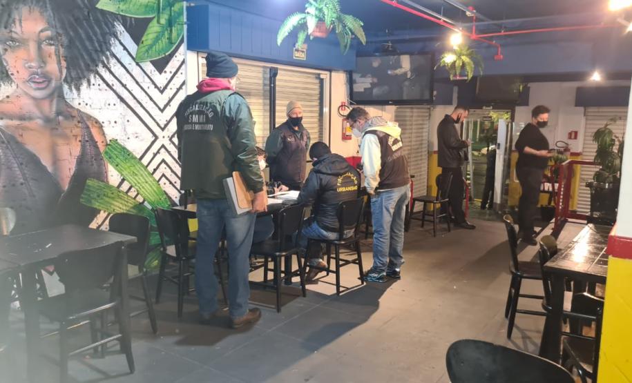 Fiscalização aplica quase R$ 600 mil em multas a estabelecimento de Curitiba