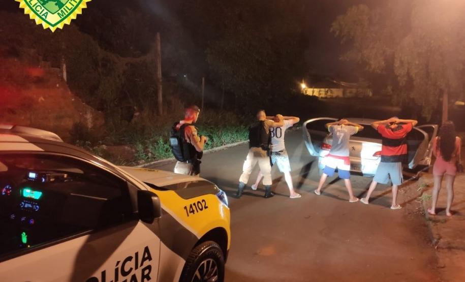No Noroeste do estado, PM encaminha cinco por uso de drogas durante a operação Fecha Quartel III