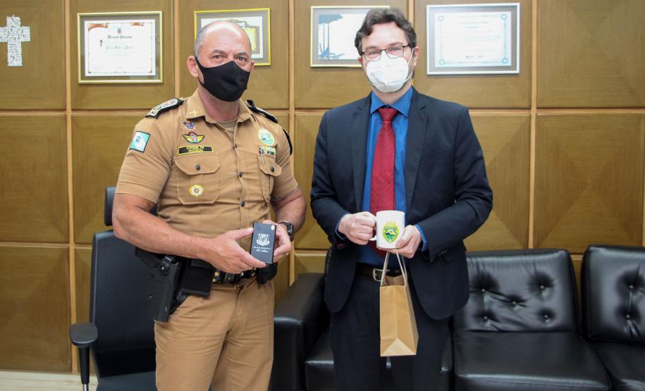 Comandante-Geral da Polícia Militar recebe Diretor-Geral da Polícia Científica