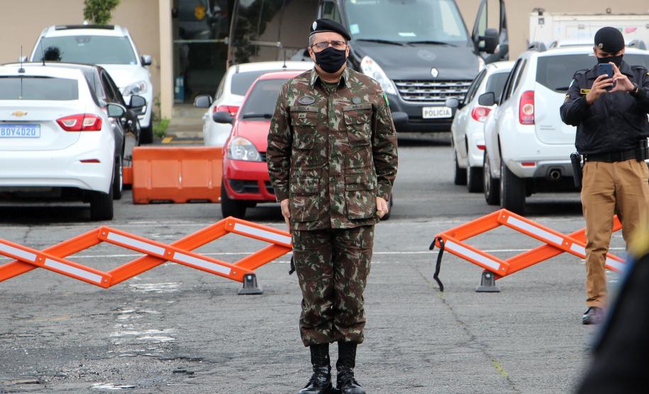 Comando da Artilharia Divisionária da 5ª Divisão de Exército faz visita de inspeção ao Quartel do Comando-Geral da PM