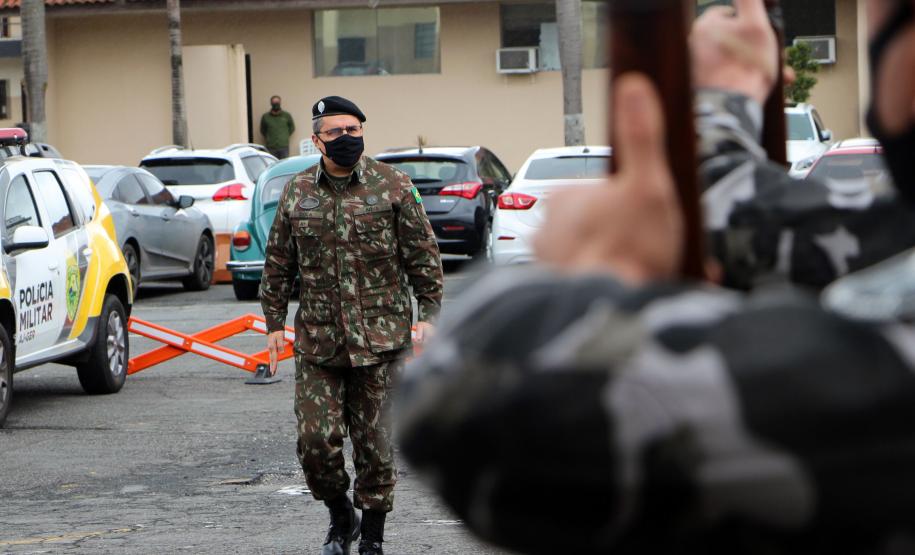 Comando da Artilharia Divisionária da 5ª Divisão de Exército faz visita de inspeção ao Quartel do Comando-Geral da PM