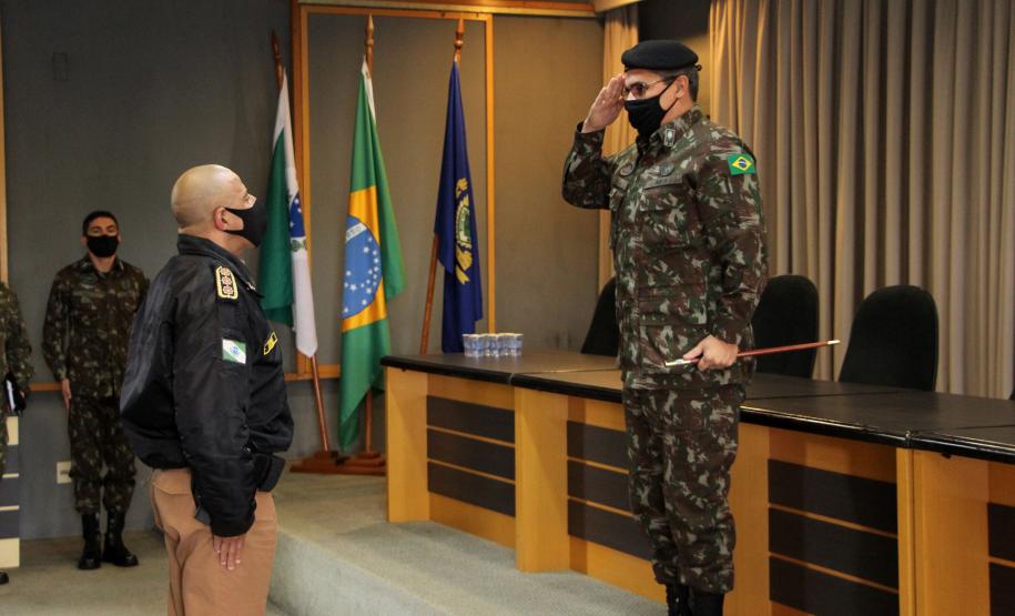 Comando da Artilharia Divisionária da 5ª Divisão de Exército faz visita de inspeção ao Quartel do Comando-Geral da PM