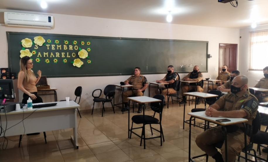 Batalhão da PM do Noroeste do estado promove palestras de prevenção e gestão de condutas suicidas