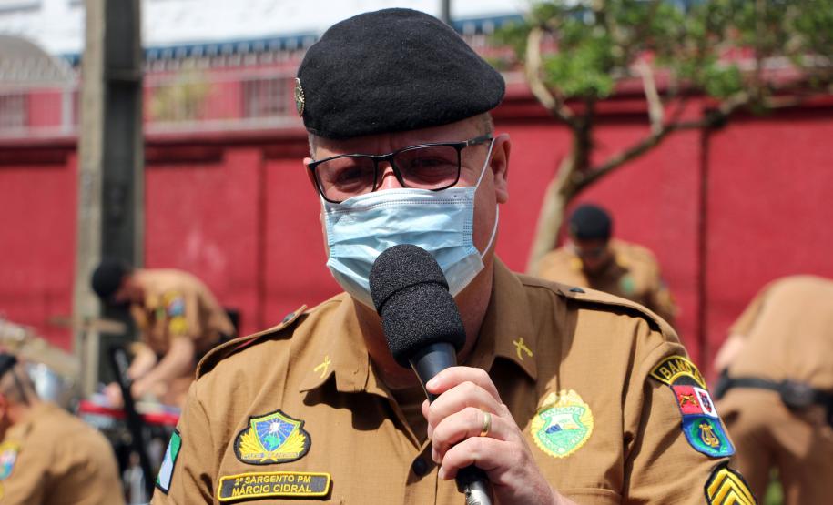 Banda de Música da PM faz apresentação especial para as crianças do Hospital Pequeno Príncipe