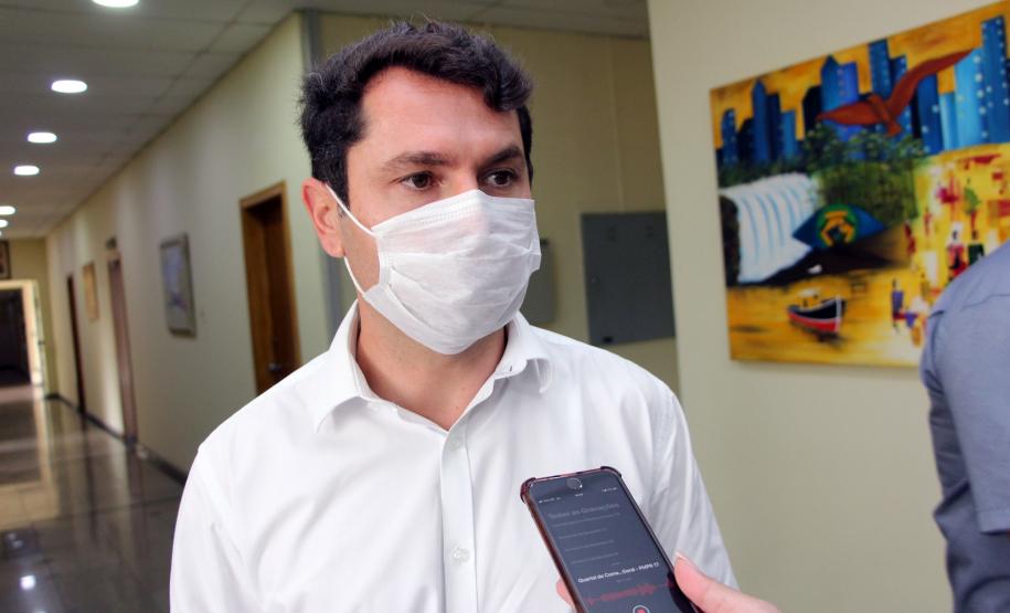 Comandante-Geral da PM se reúne com Deputado e Prefeito de Rio Negro (PR)