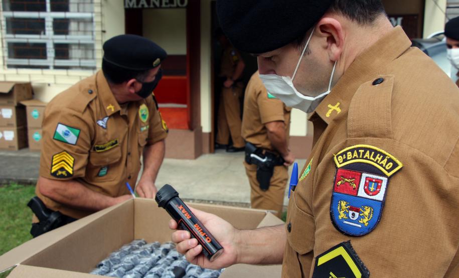 Policiais militares do Quartel do Comando-Geral são habilitados para usar espargidores químicos