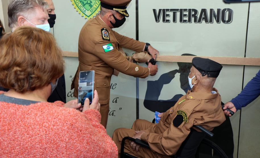 Polícia Militar cultua Dia do Veterano e inaugura espaço no Quartel do Comando-Geral, em Curitiba