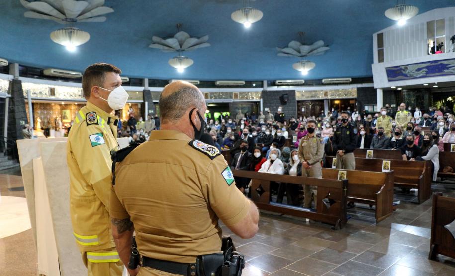 Missa de Ação de Graça comemora 109 anos do Corpo de Bombeiros do Paraná