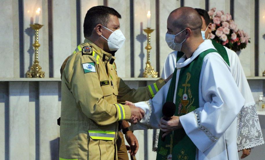 Missa de Ação de Graça comemora 109 anos do Corpo de Bombeiros do Paraná