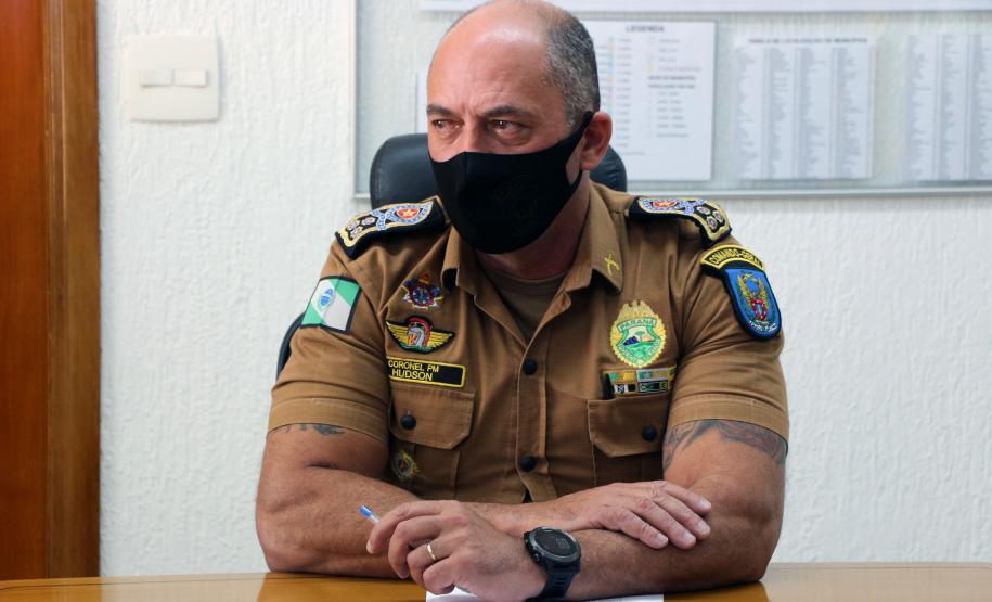 Comandante-Geral da PM recebe prefeita de Clevelândia em Curitiba