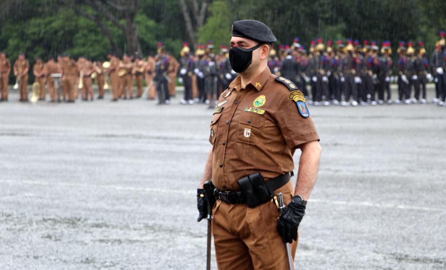 Polícia Militar cultua Dia do Veterano e inaugura espaço no Quartel do Comando-Geral, em Curitiba