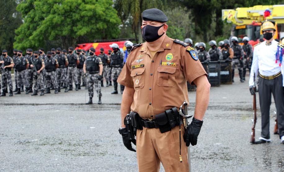 Polícia Militar cultua Dia do Veterano e inaugura espaço no Quartel do Comando-Geral, em Curitiba